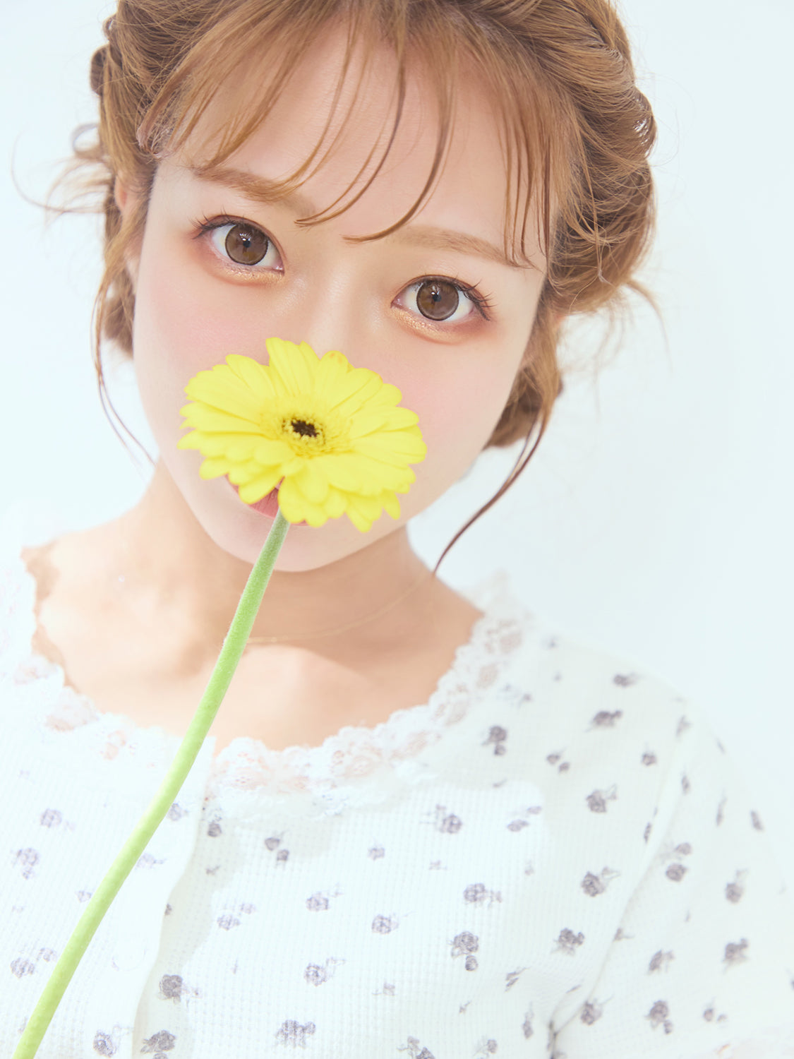 フラワーコンパクトTシャツ