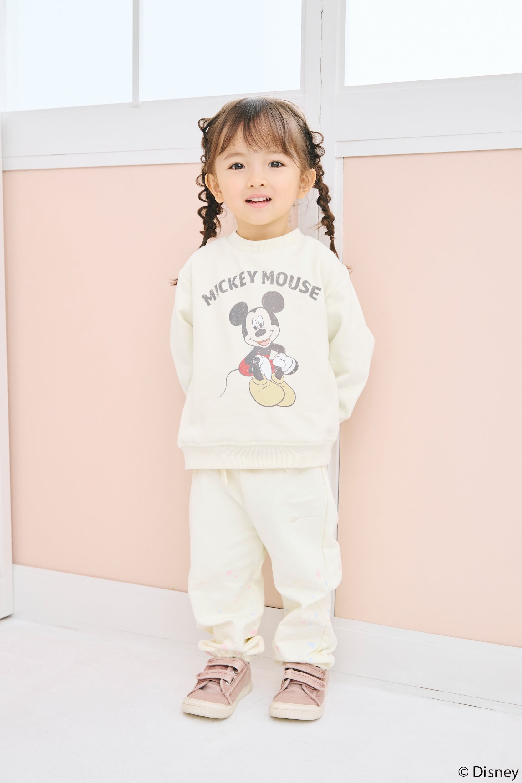 [KIDS] MICKEY MOUSE/PAINT SWEAT PANTS