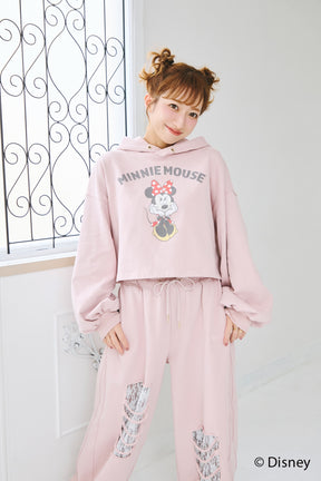 MINNIE MOUSE/SHORT HOODIE SWEAT