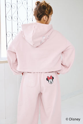 MINNIE MOUSE/DAMAGE LACE SWEAT PANTS