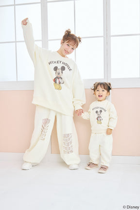MINNIE MOUSE/DAMAGE LACE SWEAT PANTS
