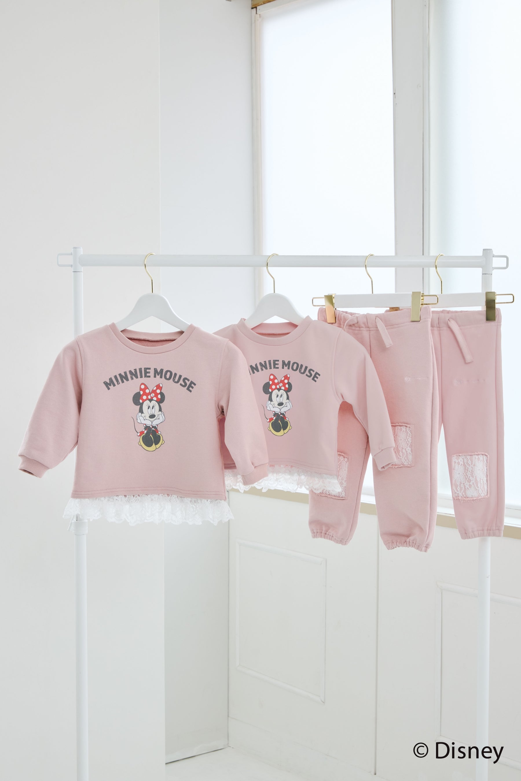 [KIDS] MINNIE MOUSE/LACE SWEAT