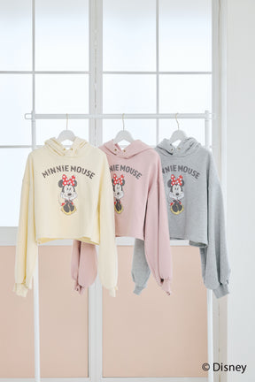 MINNIE MOUSE/SHORT HOODIE SWEAT