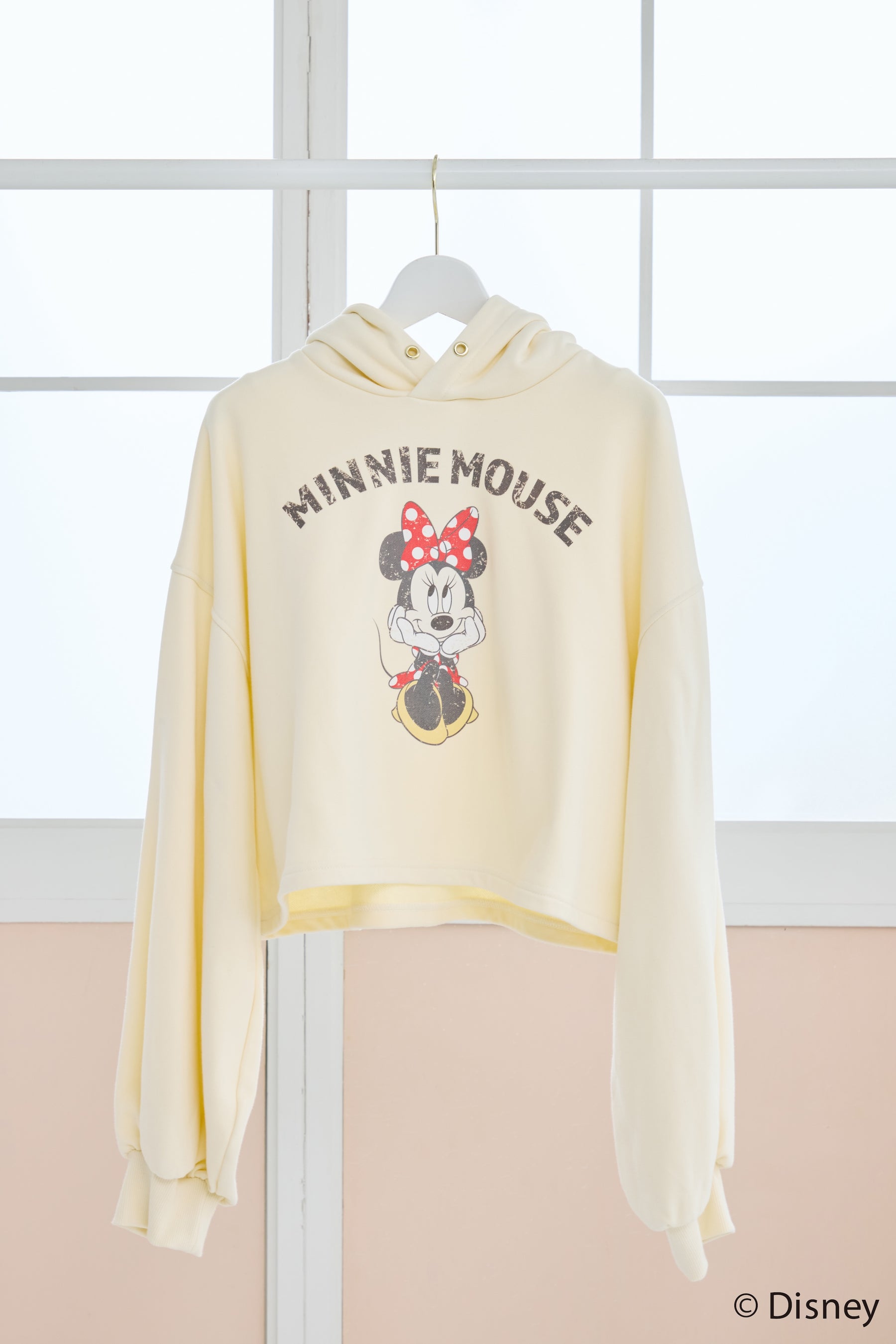 MINNIE MOUSE/SHORT HOODIE SWEAT