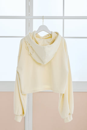 MINNIE MOUSE/SHORT HOODIE SWEAT