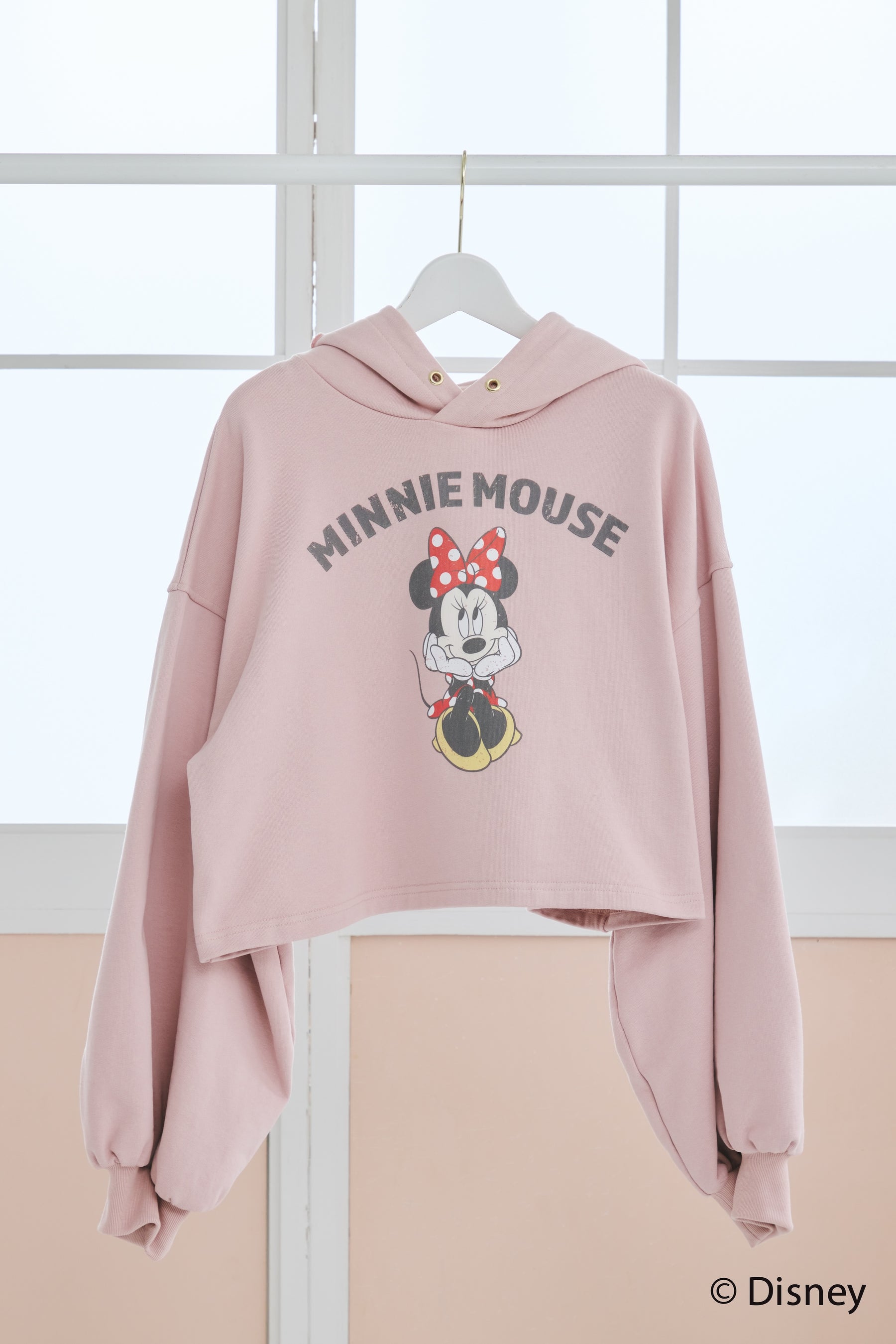 MINNIE MOUSE/SHORT HOODIE SWEAT