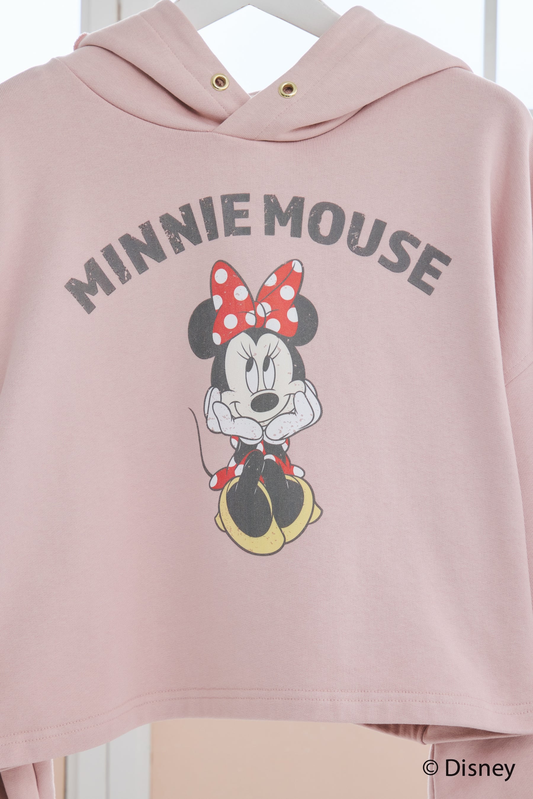 MINNIE MOUSE/SHORT HOODIE SWEAT