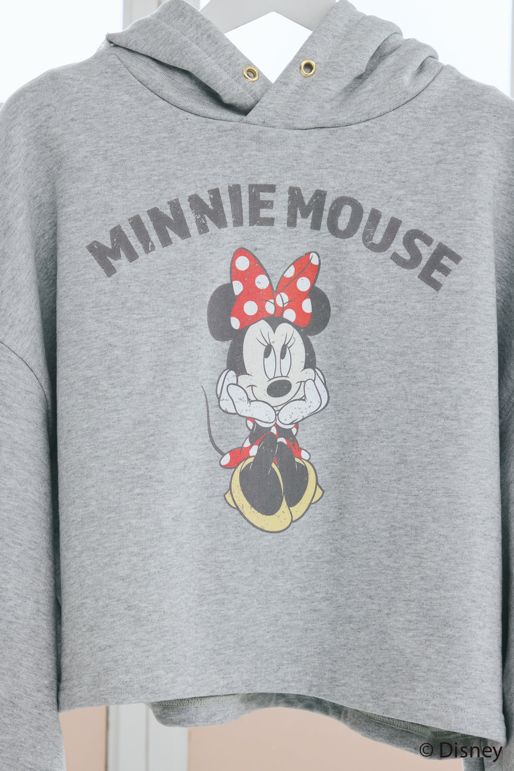 MINNIE MOUSE/SHORT HOODIE SWEAT