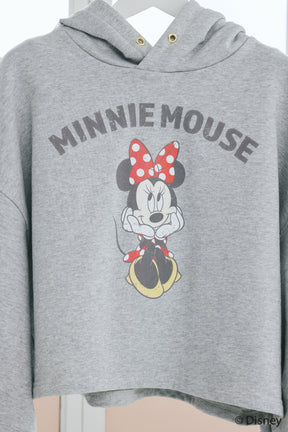 MINNIE MOUSE/SHORT HOODIE SWEAT