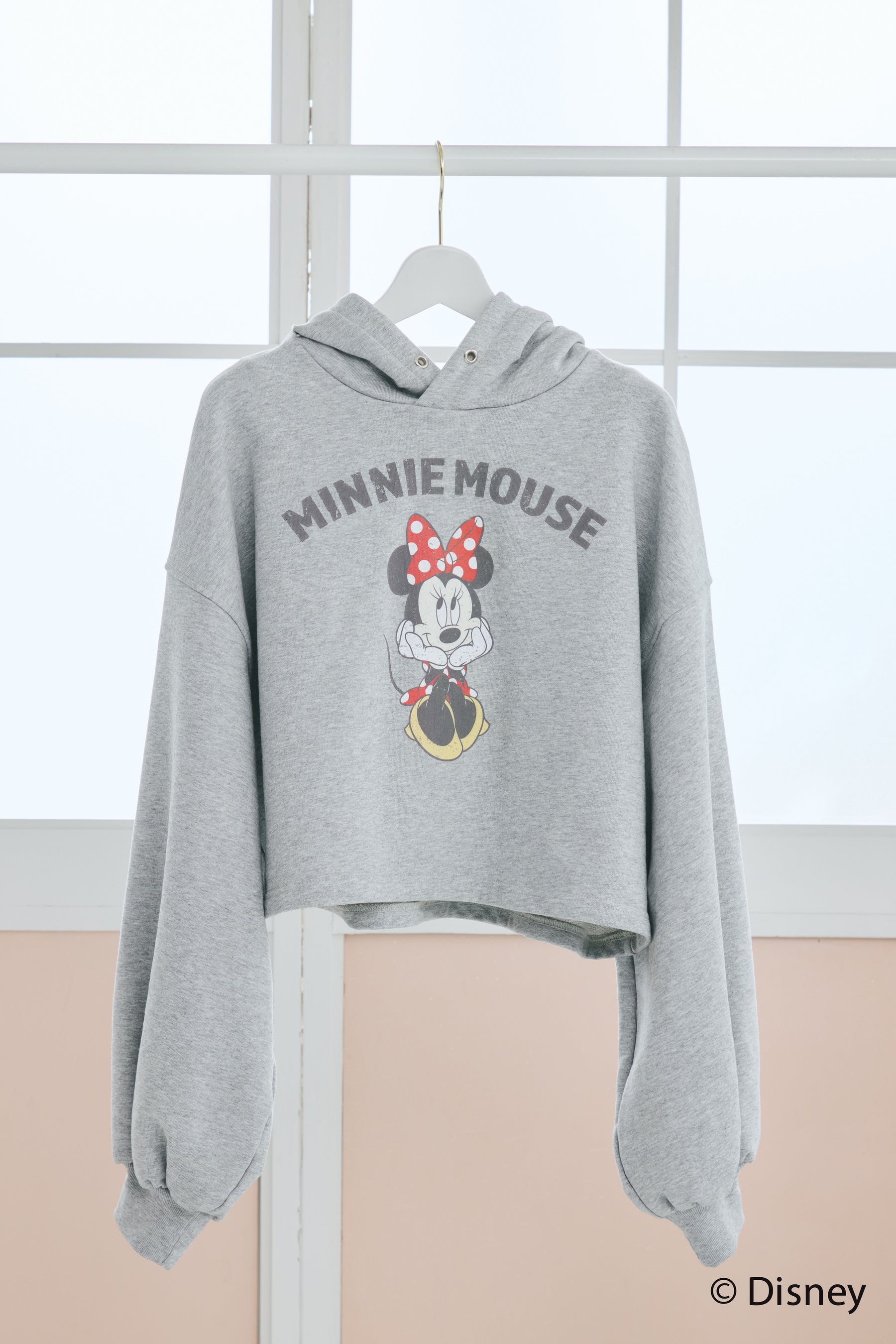 MINNIE MOUSE/SHORT HOODIE SWEAT