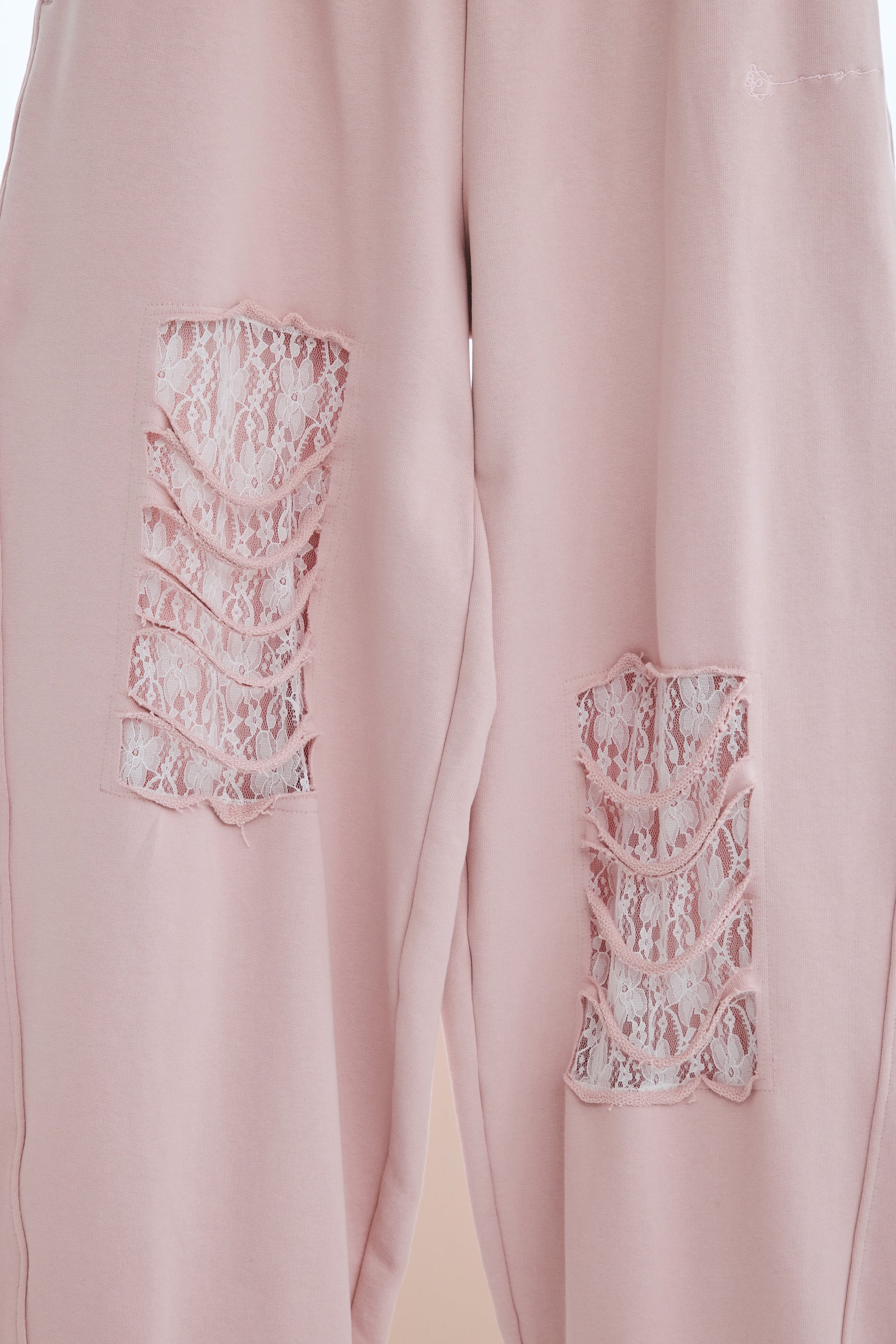 MINNIE MOUSE/DAMAGE LACE SWEAT PANTS