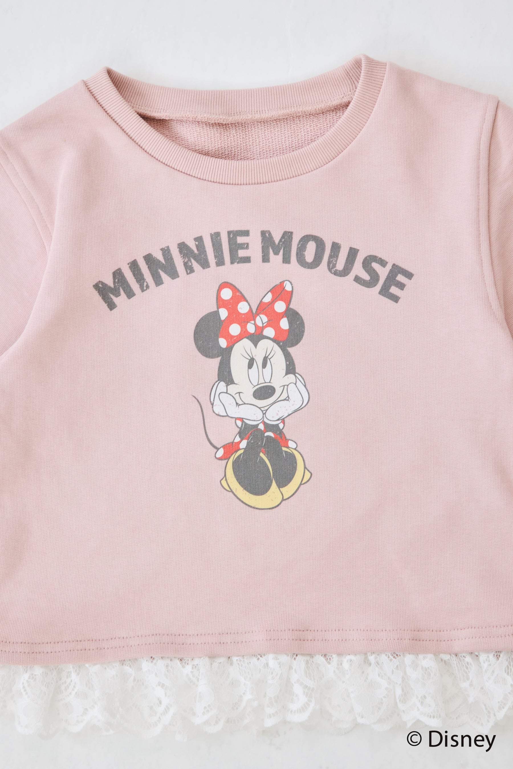 [KIDS] MINNIE MOUSE/LACE SWEAT