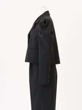 【XLサイズ商品】パフスリーブオーバーセットアップSET