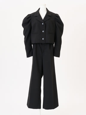 【XLサイズ商品】パフスリーブオーバーセットアップSET