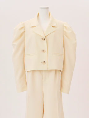 【XLサイズ商品】パフスリーブオーバーセットアップSET