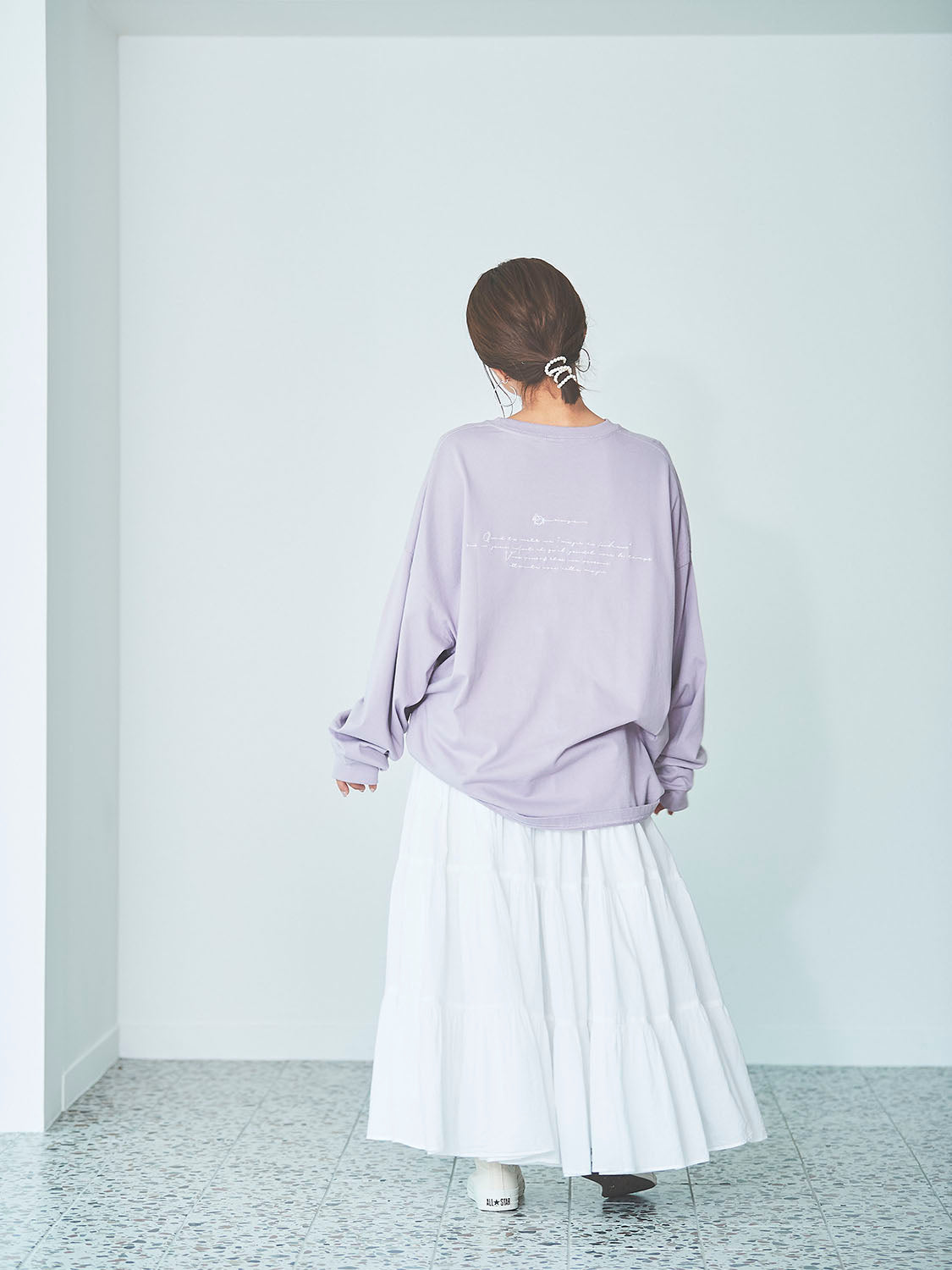 【ユニセックス】メッセージロンT