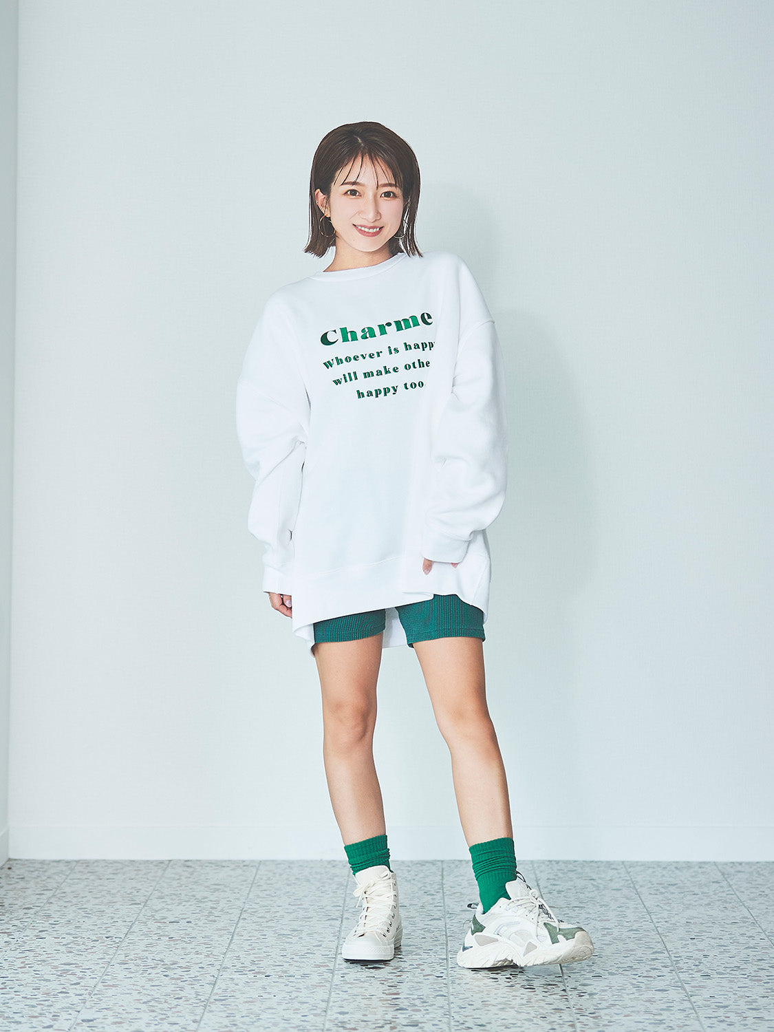 【ユニセックス】エンブロイダリースウェット