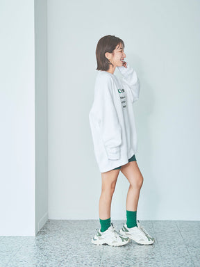 【ユニセックス】エンブロイダリースウェット