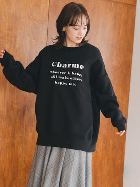 【ユニセックス】エンブロイダリースウェット