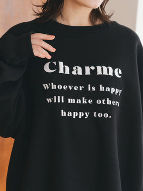 【ユニセックス】エンブロイダリースウェット