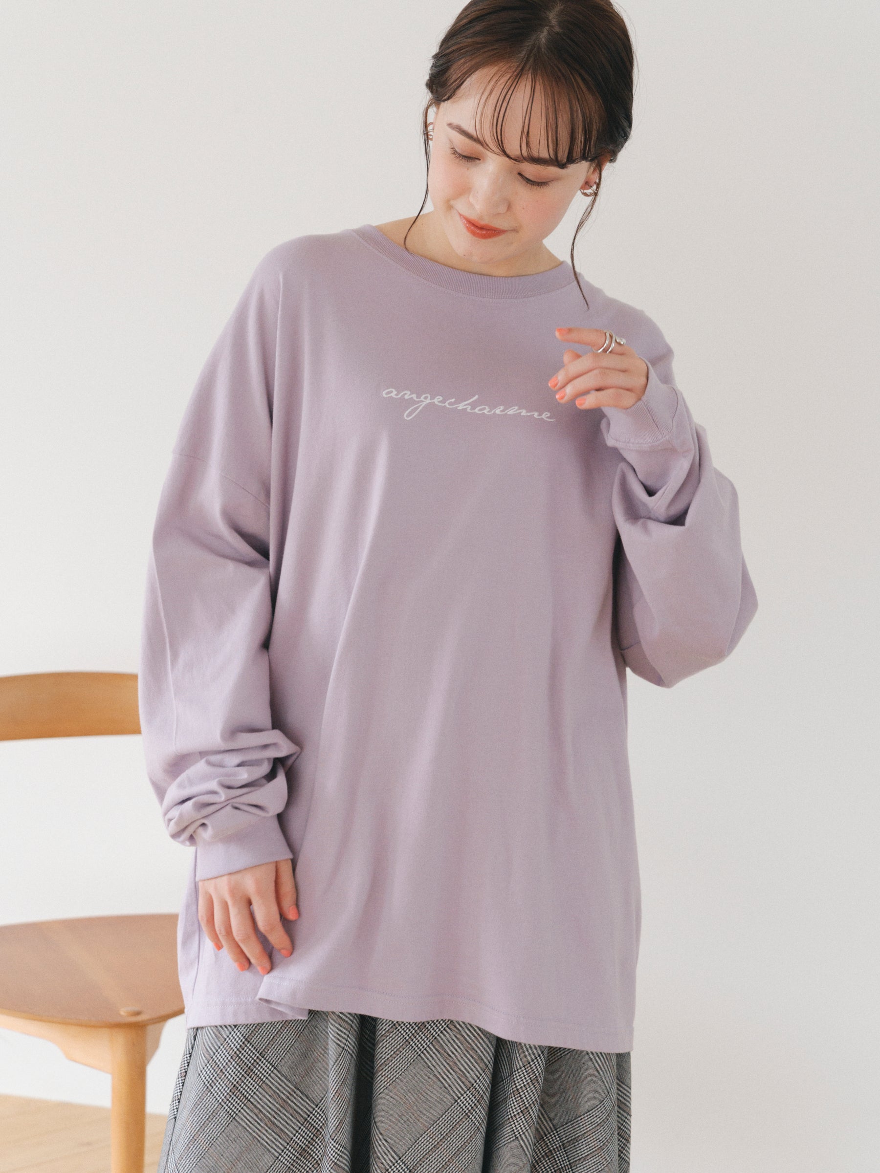 【ユニセックス】メッセージロンT