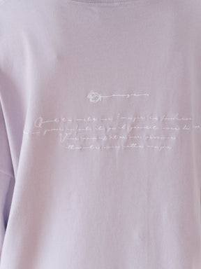 【ユニセックス】メッセージロンT