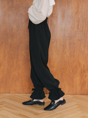 リボンイージーパンツ