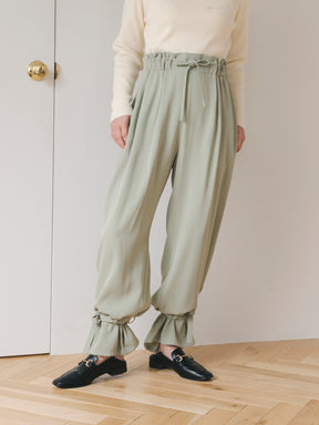 リボンイージーパンツ