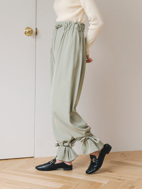 リボンイージーパンツ