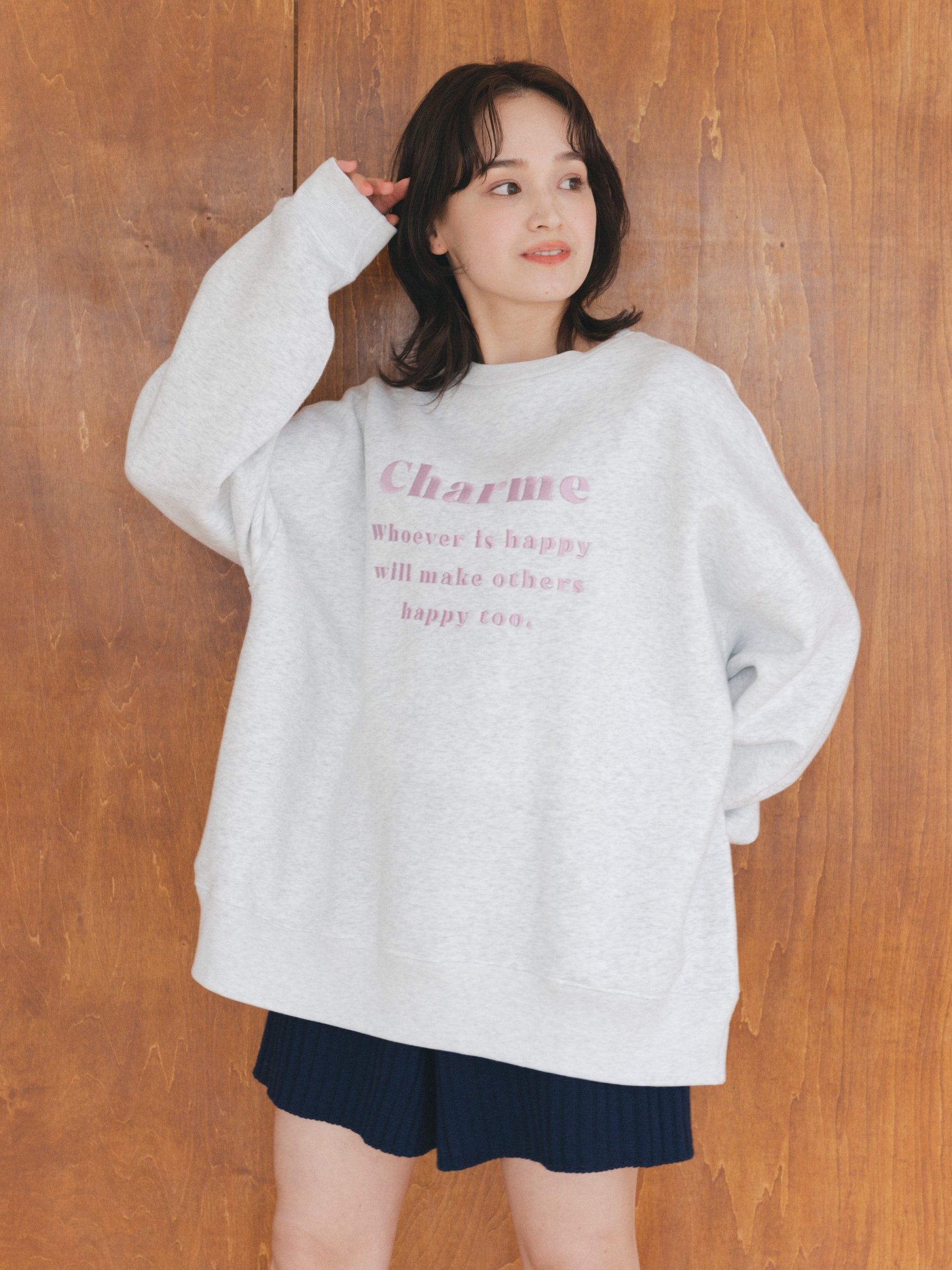 【ユニセックス】エンブロイダリースウェット