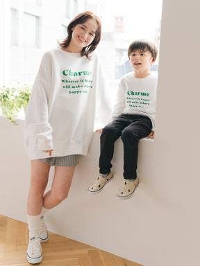 【ユニセックス】エンブロイダリースウェット