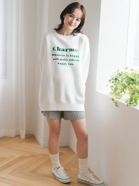 【ユニセックス】エンブロイダリースウェット