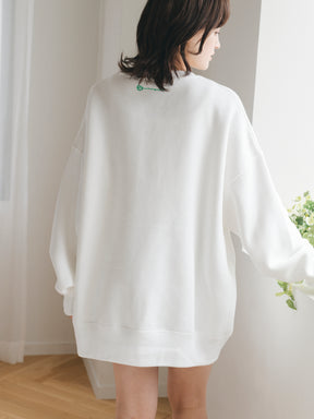 【ユニセックス】エンブロイダリースウェット