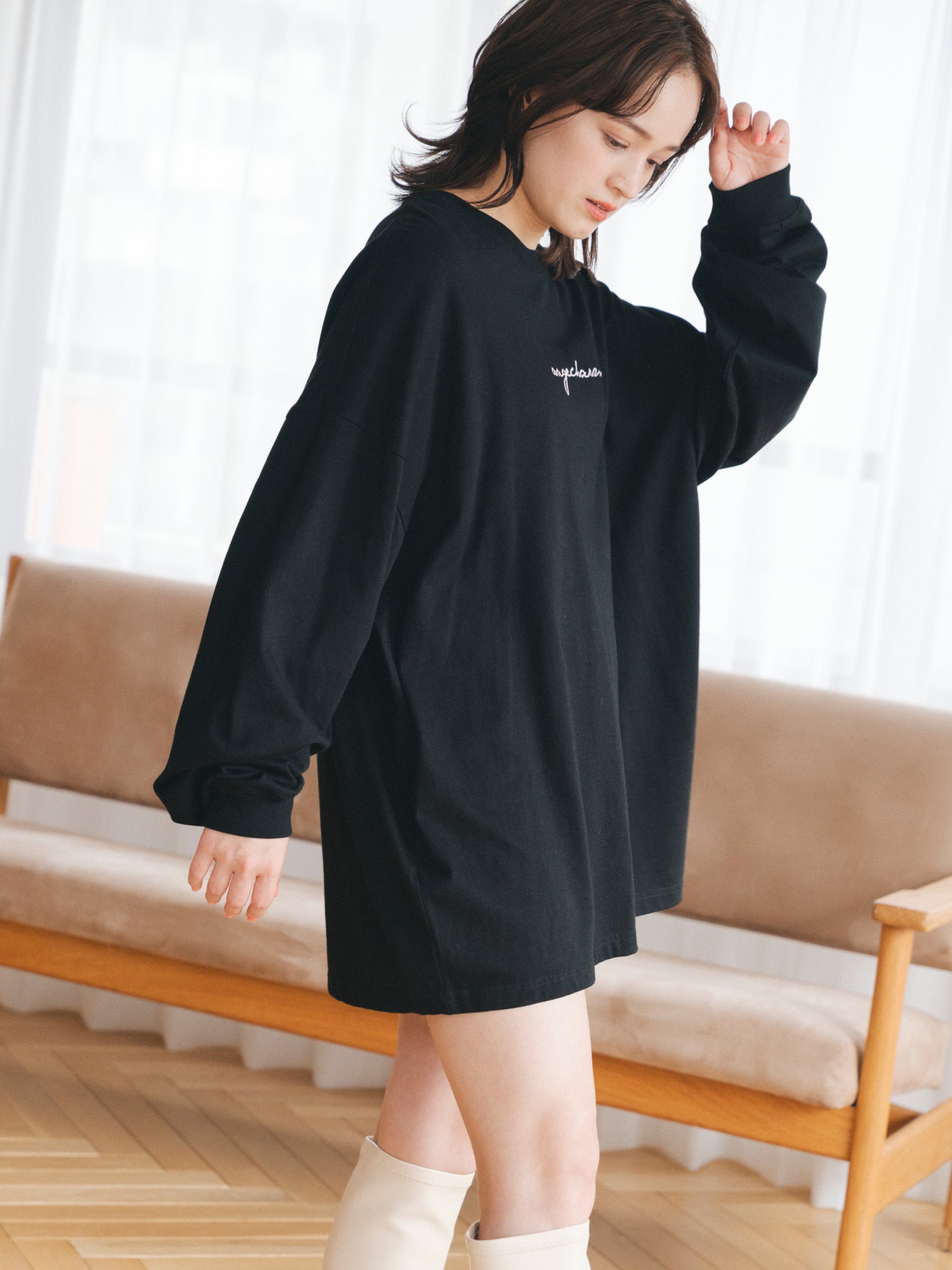 【ユニセックス】メッセージロンT