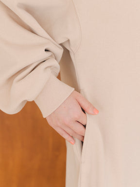 スウェットフレアワンピース