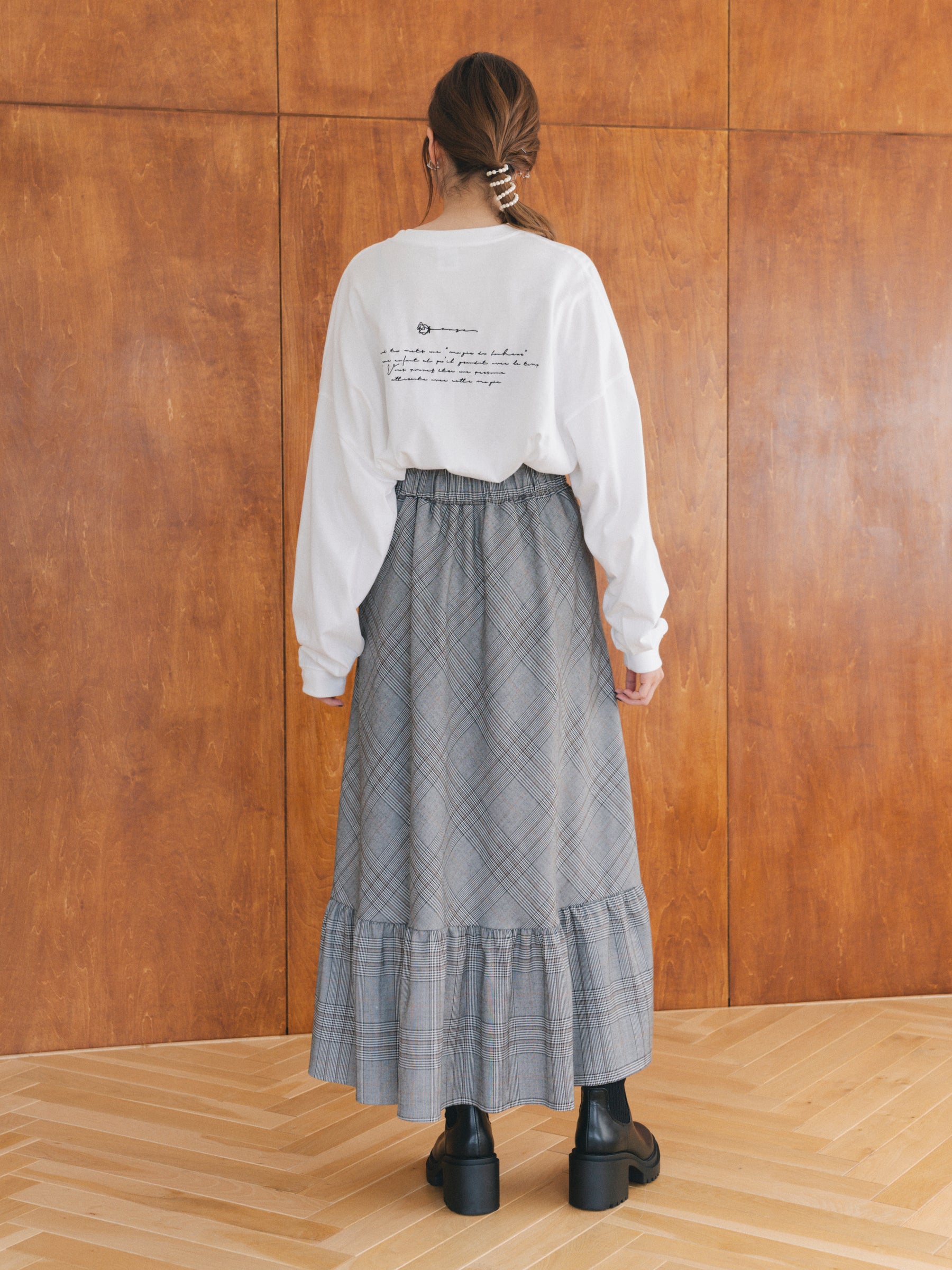 【ユニセックス】メッセージロンT