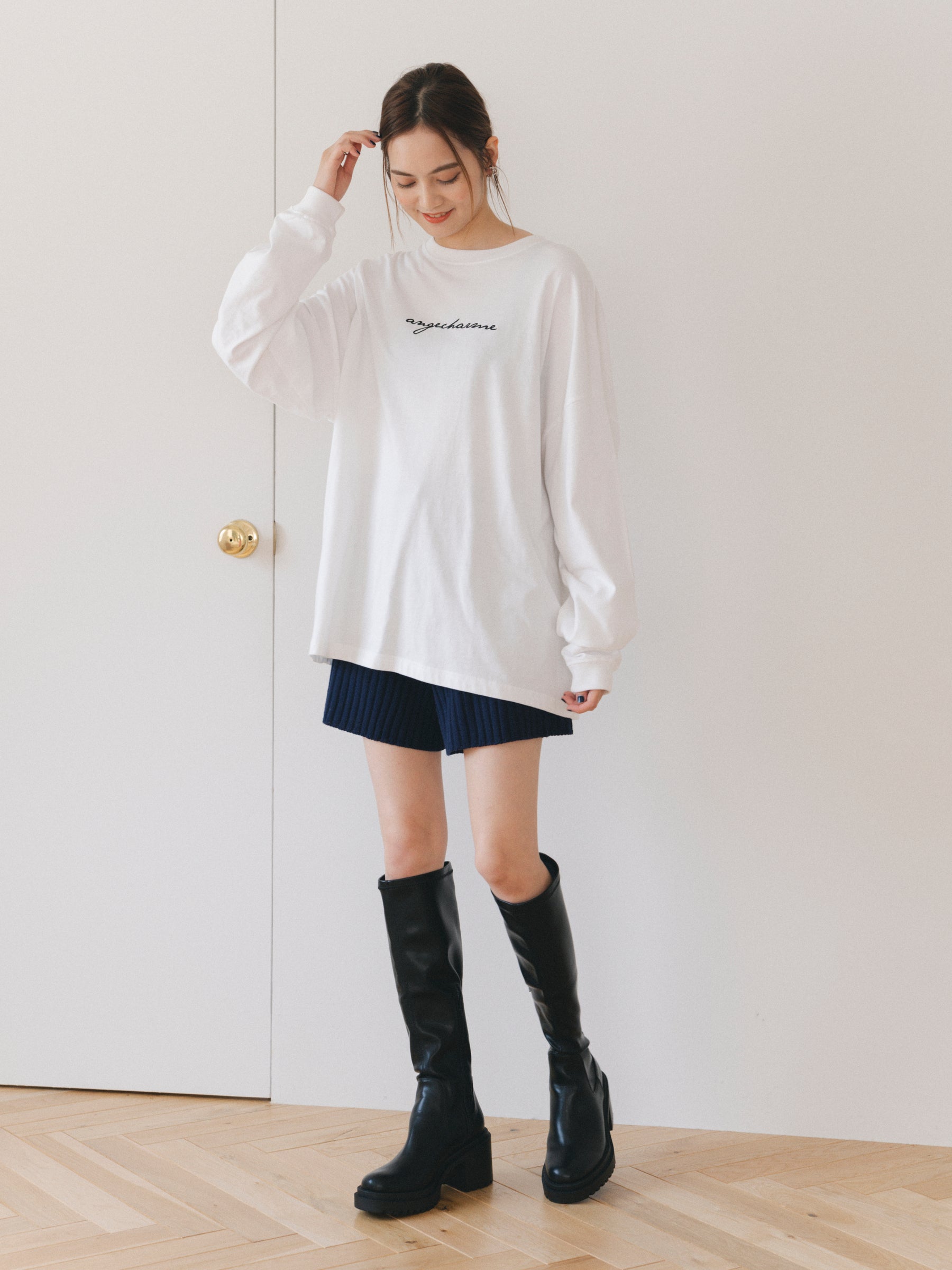 【ユニセックス】メッセージロンT