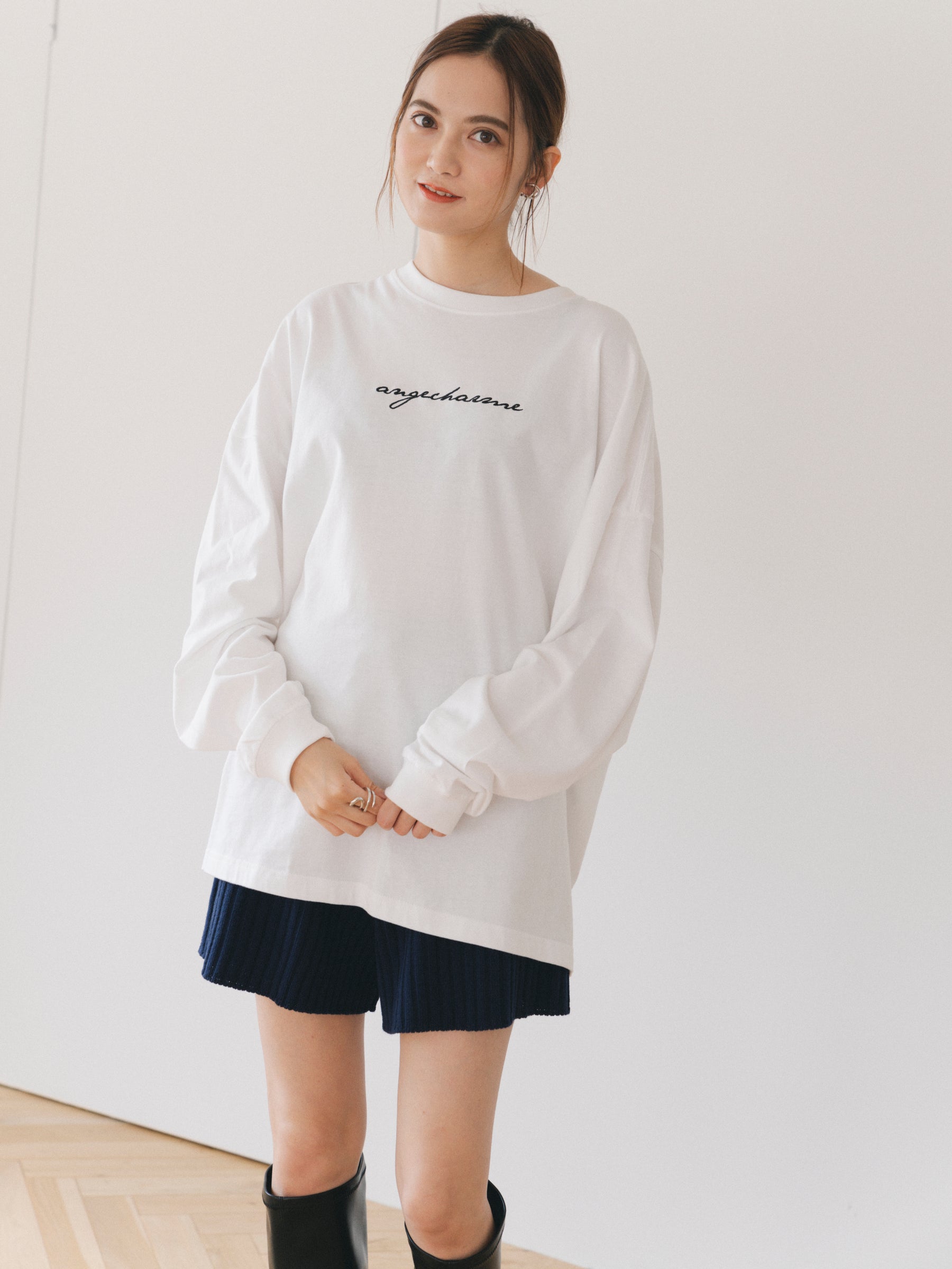 【ユニセックス】メッセージロンT