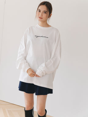 【ユニセックス】メッセージロンT