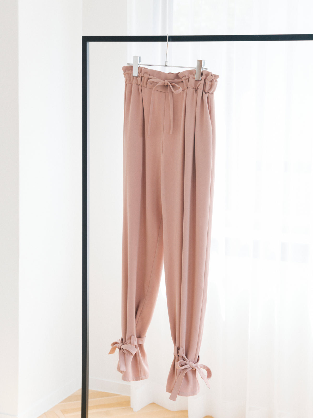 リボンイージーパンツ