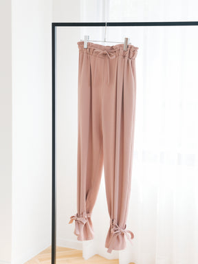 リボンイージーパンツ