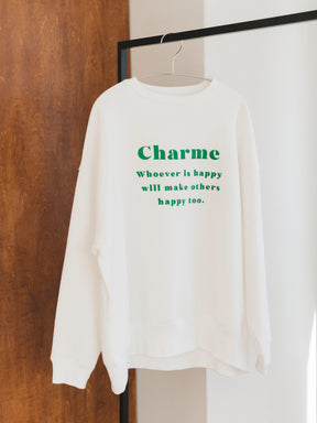 【ユニセックス】エンブロイダリースウェット