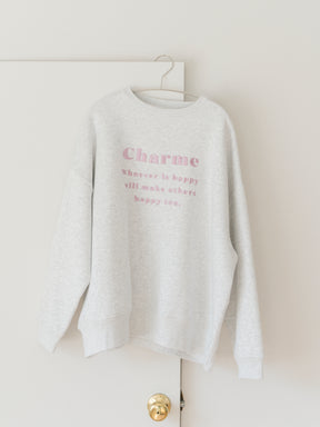 【ユニセックス】エンブロイダリースウェット